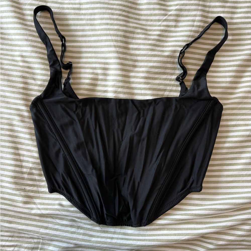 Urban Outfitters Black Out From Under Top